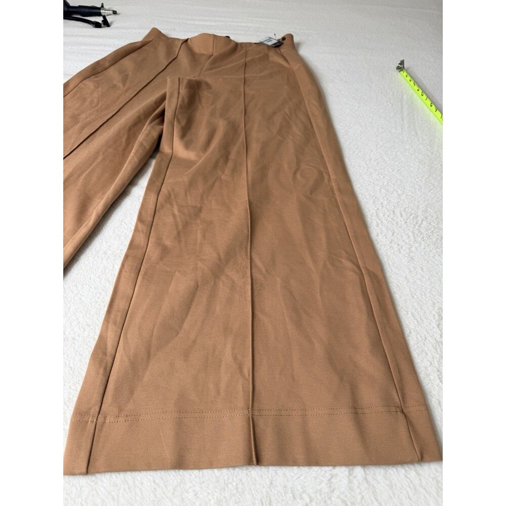 tommy hilfiger women wide leg pants,pull On,brown Size 16 - Picture 3 of 14